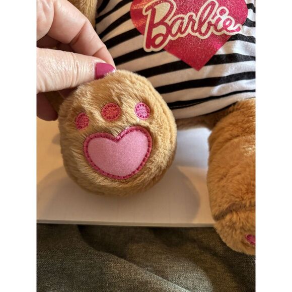 Build A Bear Kabu Pawlette Bunny Rabbit Plush 17" With Black White Barbie Outfit - Picture 5 of 7